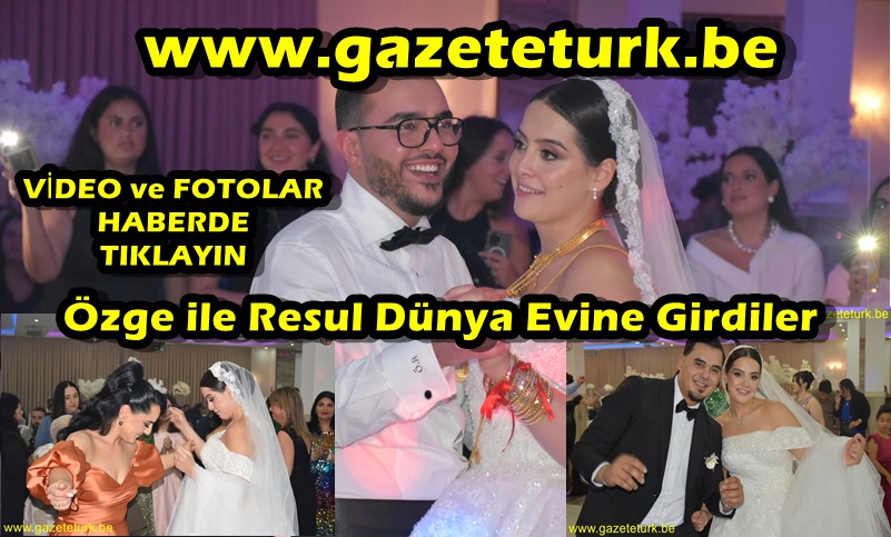 Dönmez ve Kırpık Ailelerinin Evlatları Özge ve Resul Dünya Evine Girdi…