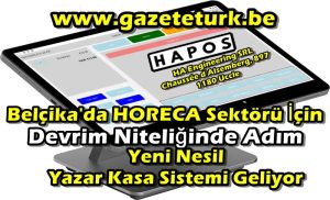 Belçika’da HORECA Sektörü İçin Devrim Niteliğinde Adım…Yeni Nesil Yazar Kasa Sistemi Geliyor…