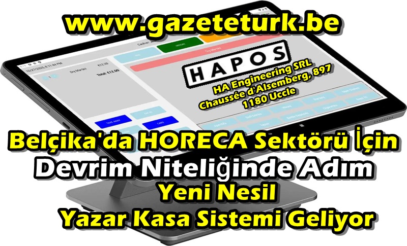 Belçika’da HORECA Sektörü İçin Devrim Niteliğinde Adım…Yeni Nesil Yazar Kasa Sistemi Geliyor…