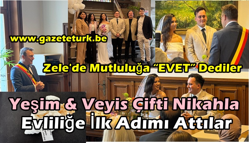 Zele’de Mutluluğa “EVET” Dediler…Yeşim & Veyis Çifti Nikahla Evliliğe İlk Adımı Attılar…