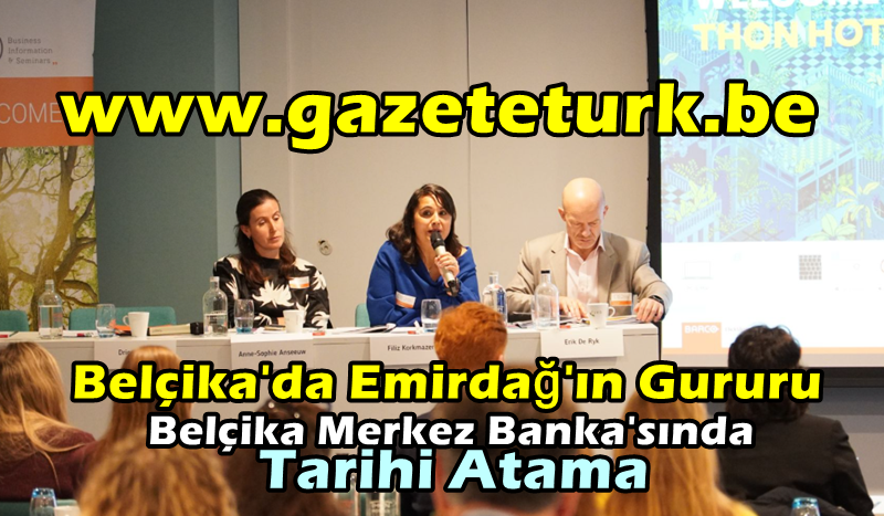 Belçika’da Emirdağ’ın Gururu…Belçika Merkez Banka’sında Tarihi Atama…