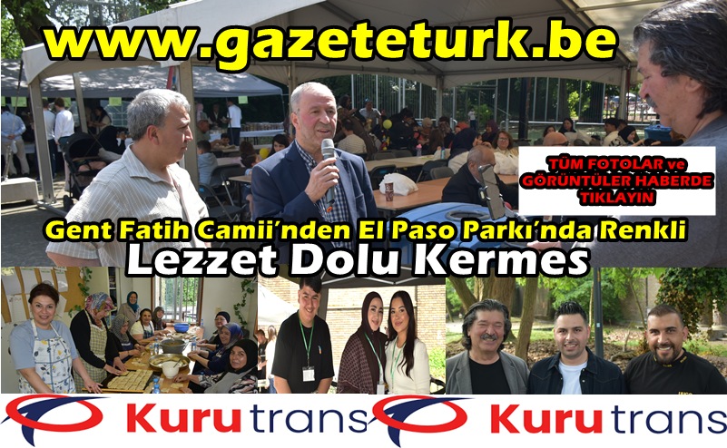 Gent Fatih Camii’nden El Paso Parkı’nda Renkli ve Lezzet Dolu Kermes…