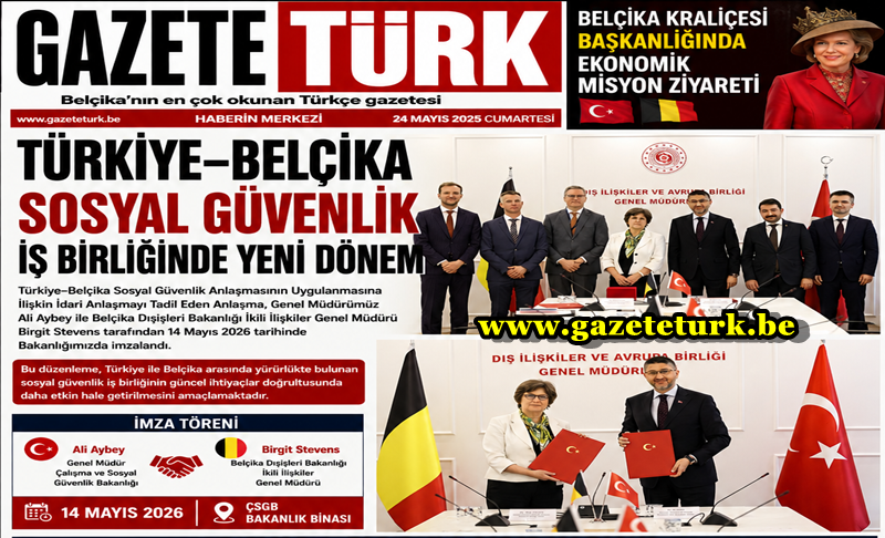 Türkiye–Belçika Sosyal Güvenlik İş Birliğinde Yeni Dönem…