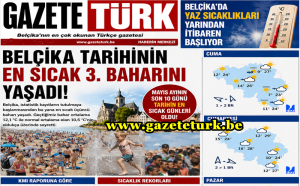 Belçika Tarihinin En Sıcak Üçüncü Baharını Yaşadı…