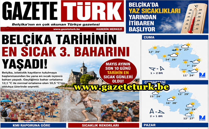Belçika Tarihinin En Sıcak Üçüncü Baharını Yaşadı…
