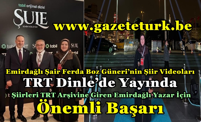Emirdağlı Şair Ferda Boz Güneri’nin Şiir Videoları TRT Dinle’de Yayında