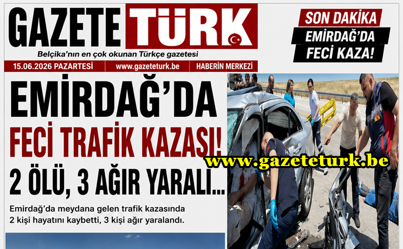 Emirdağ’da Feci Trafik Kazası… 2 Ölü, 3 Ağır Yaralı…