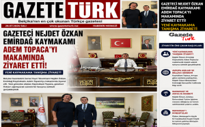 Gazeteci Nejdet Özkan Emirdağ Kaymakamı Adem Topaca’yı Makamında Ziyaret Etti…
