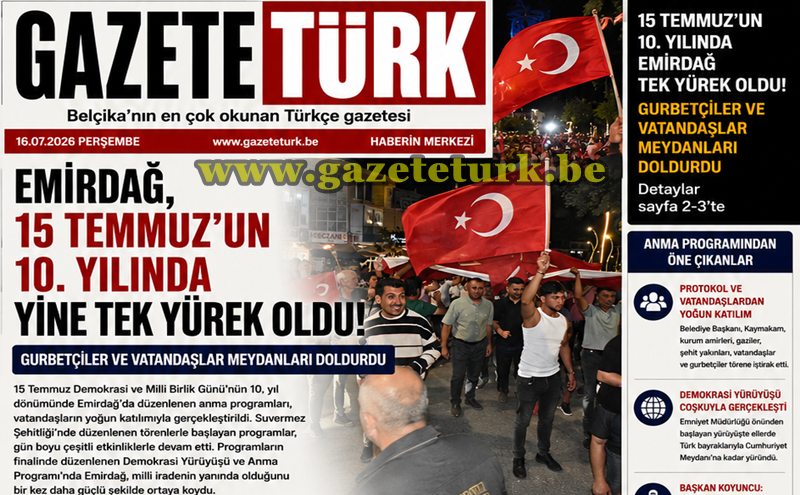 Emirdağ, 15 Temmuz’un 10. Yılında Yine Tek Yürek Oldu…Gurbetçiler ve Vatandaşlar Meydanları Doldurdu…